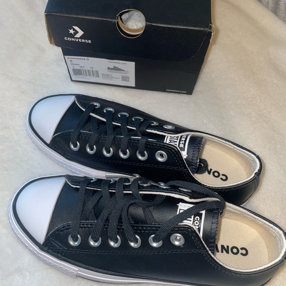 Chuck Taylor All Star Lift Platform Leather Shoes - Picture 7 of 8